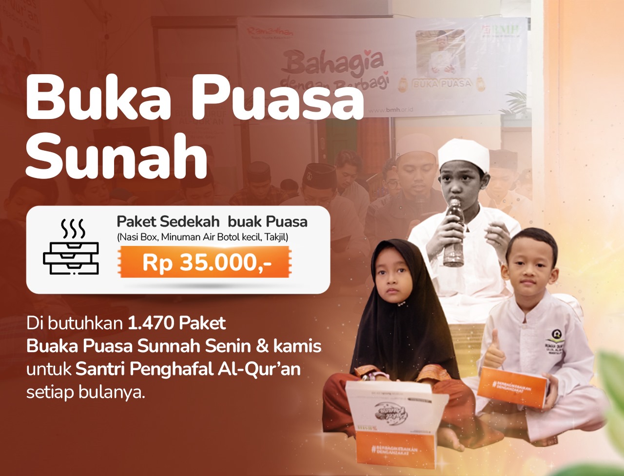 Sedekah Buka Puasa Sunnah Santri